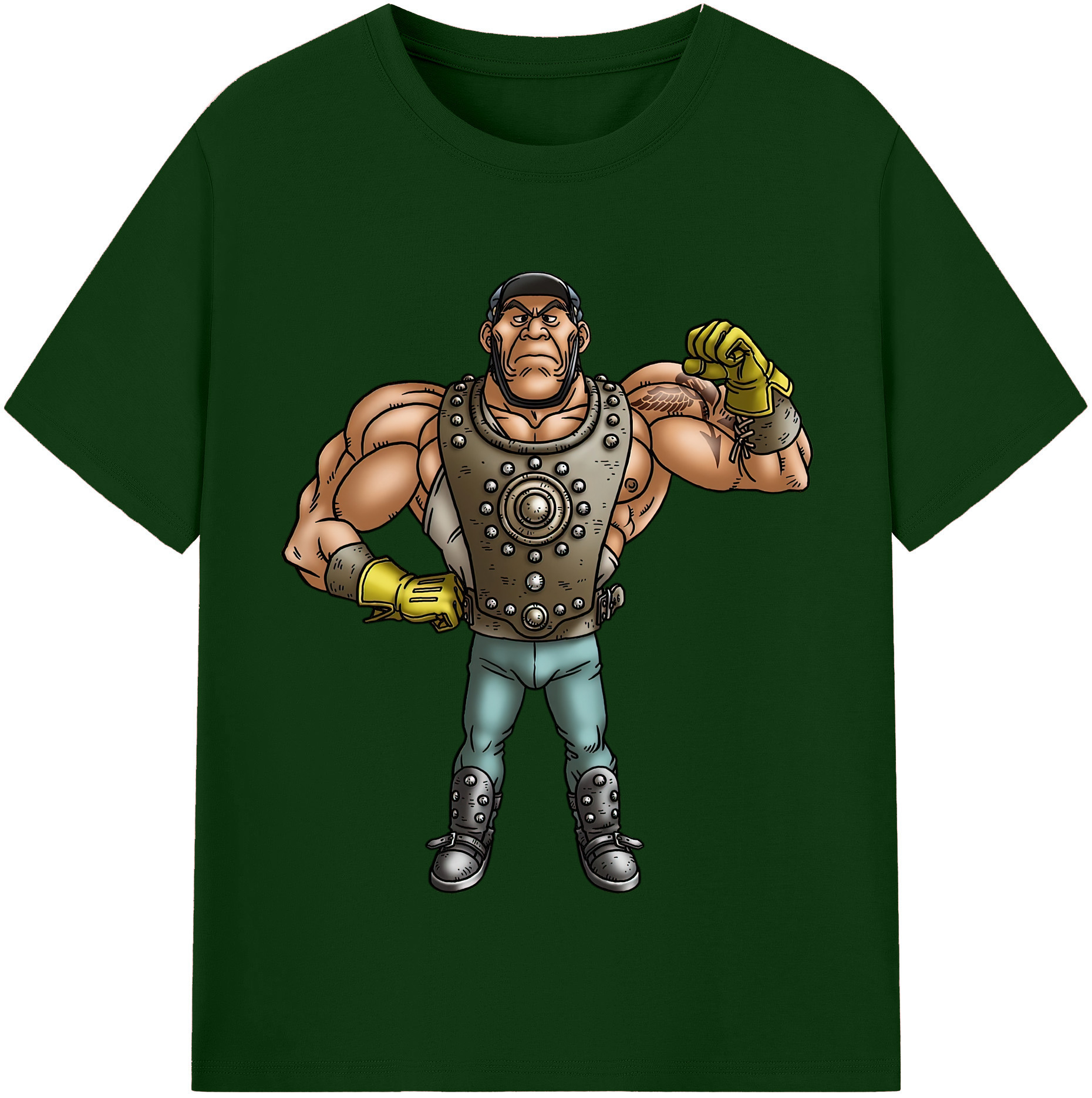 （画像用） ドラゴンクエスト Doragon Kuesuto Dragon Quest 綿100％半袖Tシャツ（フロントプリント）